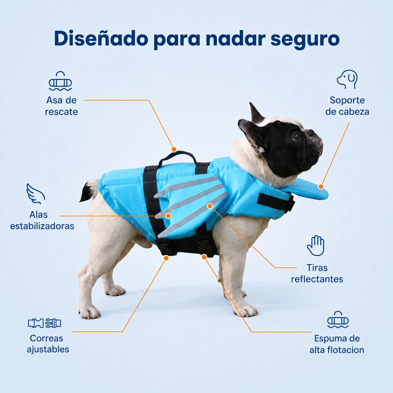 Gilet di Salvataggio per Cani
