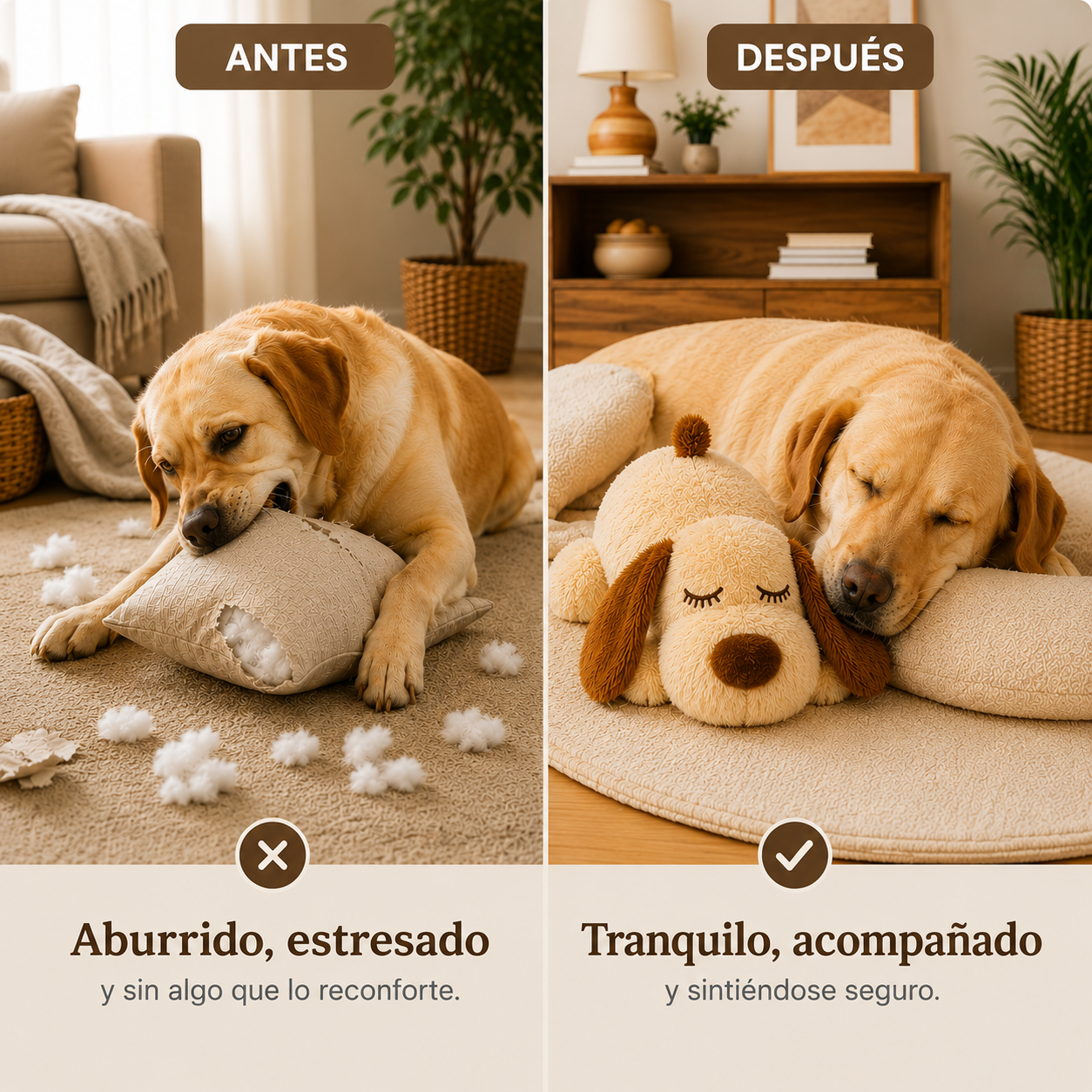 Peluche Antiansiedad Calmante para Perros